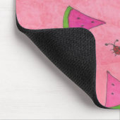 Tapis De Souris Pink Watermelon et Lady Bugs (Coin)