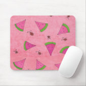 Tapis De Souris Pink Watermelon et Lady Bugs (Avec souris)