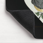 Tapis De Souris Pinson et pavots (Coin)