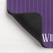 Tapis De Souris Pinstripes pourpres (Coin)