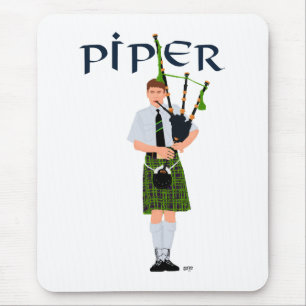 Tapis De Souris PIPER Carreaux Verts