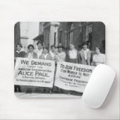 Tapis De Souris Piquets du suffrage des femmes, 1917 (Avec souris)