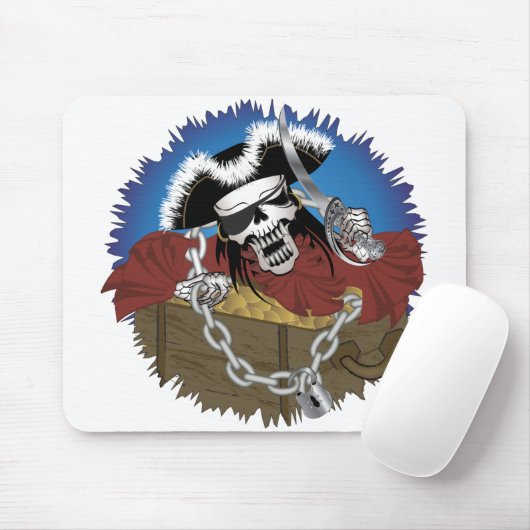 Tapis De Souris Pirate (Avec souris)