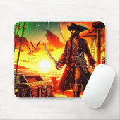 Tapis De Souris Pirate (Avec souris)