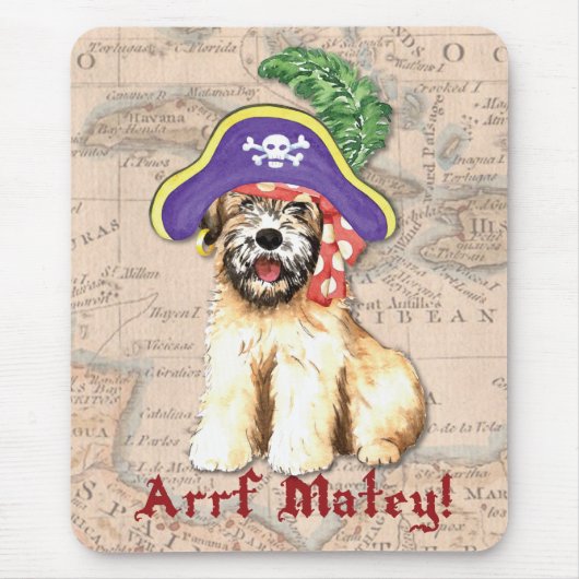 Tapis De Souris Pirate blond comme les blés (Devant)