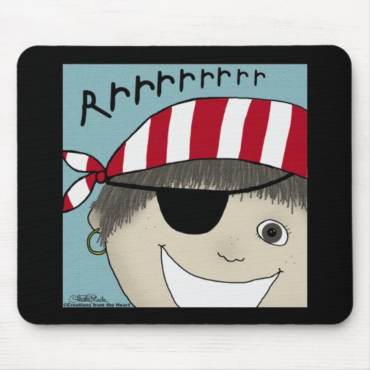 Tapis De Souris Pirate Boy Rrrrrr (Devant)