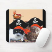 Tapis De Souris PIRATE CATS, Parlez comme un jour de pirates (Avec souris)