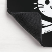 Tapis De Souris Pirate Chat Crossbones Amoureux de les chats Chats (Coin)