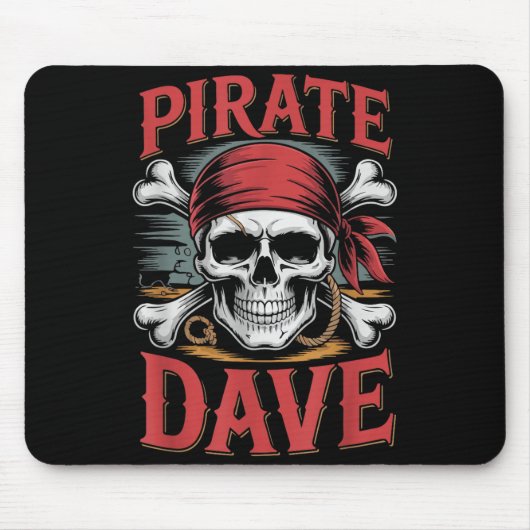 Tapis De Souris Pirate dave (Devant)