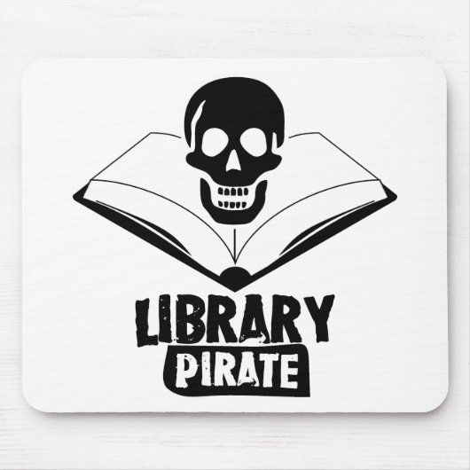 Tapis De Souris Pirate de bibliothèque (Devant)