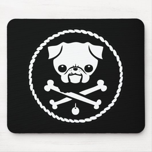 Tapis De Souris Pirate de carlin (Devant)
