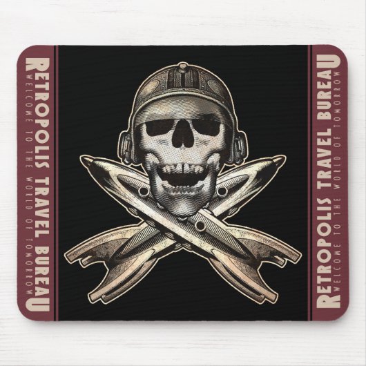 Tapis De Souris Pirate de l'espace (roquettes) (Devant)