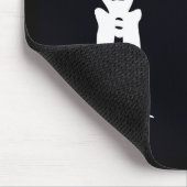 Tapis De Souris Pirate Drapeau Barbe Noire Edward Teach (Coin)