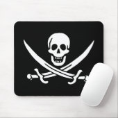 Tapis De Souris Pirate Flag Mouse Pad (Avec souris)