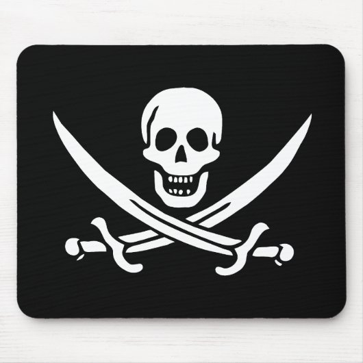 Tapis De Souris Pirate Flag Mouse Pad (Devant)