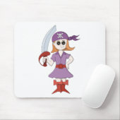 Tapis De Souris Pirate Girl (Avec souris)