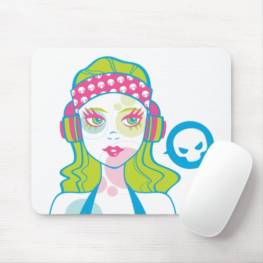 Tapis De Souris Pirate Gurl Mousepad (Avec souris)