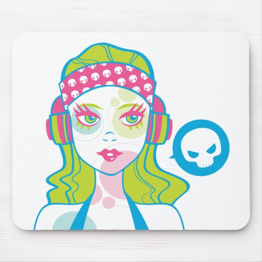 Tapis De Souris Pirate Gurl Mousepad (Devant)