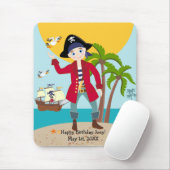 Tapis De Souris Pirate kid birthday (Avec souris)
