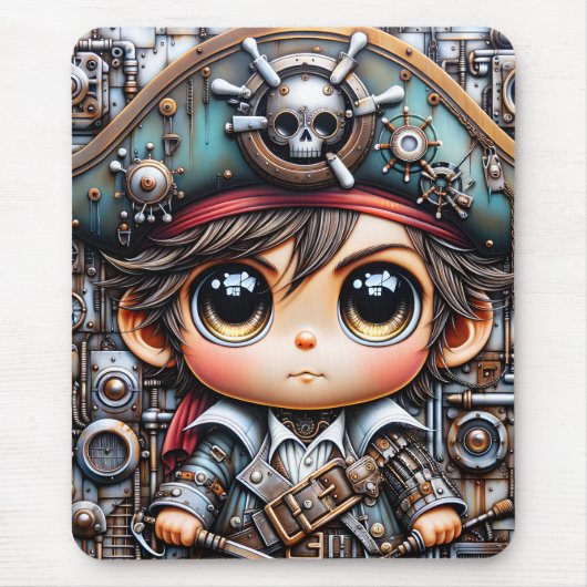 Tapis De Souris Pirate Mousepad (Devant)
