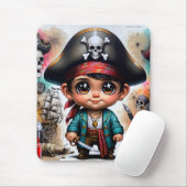 Tapis De Souris Pirate Mousepad (Avec souris)