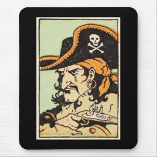 Tapis De Souris Pirate Vintage
