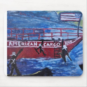 TAPIS DE SOURIS PIRATES CARGOS AMÉRICAINS