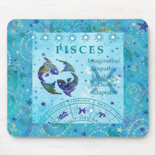 Tapis De Souris pisaille astrologie Vintage