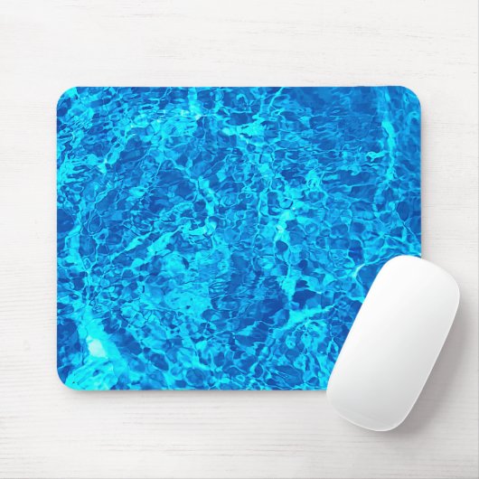 Tapis De Souris Piscine Eau Abstraite (Avec souris)
