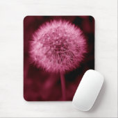 Tapis De Souris Pissenlit rose Mousepad (Avec souris)