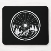 Tapis De Souris Piste cyclable MTB Moderne Black Mountain (Devant)