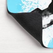 Tapis De Souris piste de motoneige en poudre (Coin)