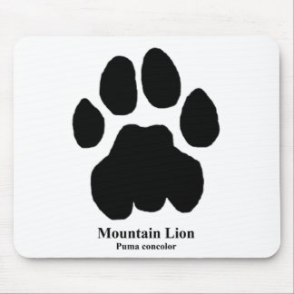 Tapis De Souris Piste du lion de montagne