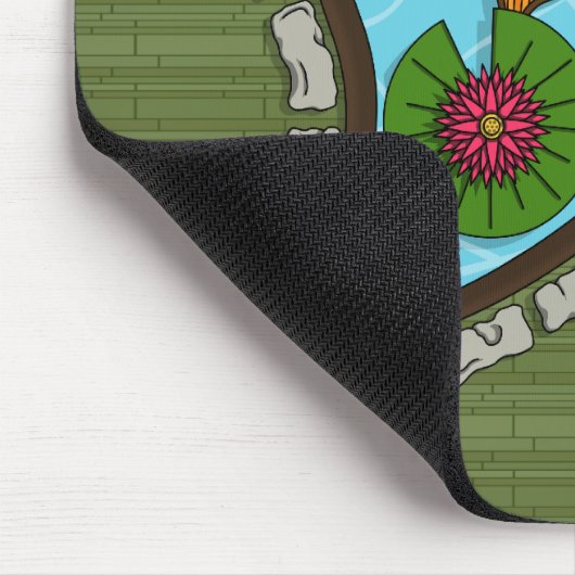 Tapis De Souris Piste le Mousepad de poisson rouge (Coin)