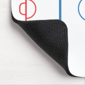 Tapis De Souris Piste Mousepad d'hockey (Coin)