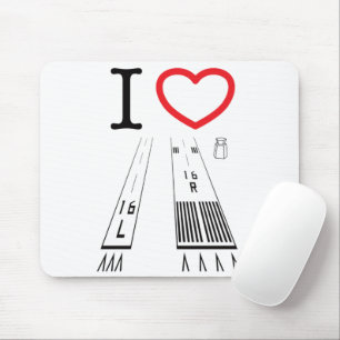 Tapis De Souris Pistes de l'aéroport Van Nuys 16L et 16R - Mousepa