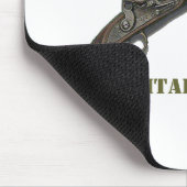 Tapis De Souris Pistolets croisés de police militaire (Coin)