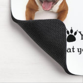 Tapis De Souris Pit Bull Love Mousepad (Coin)