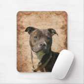 Tapis De Souris Pit Bull Terrier (Avec souris)