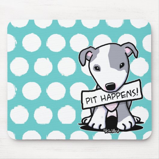 Tapis De Souris Pit Happer Pit Bull Dog (Devant)
