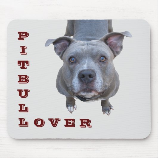 Tapis De Souris Pitbull Lover Mousepad (Devant)