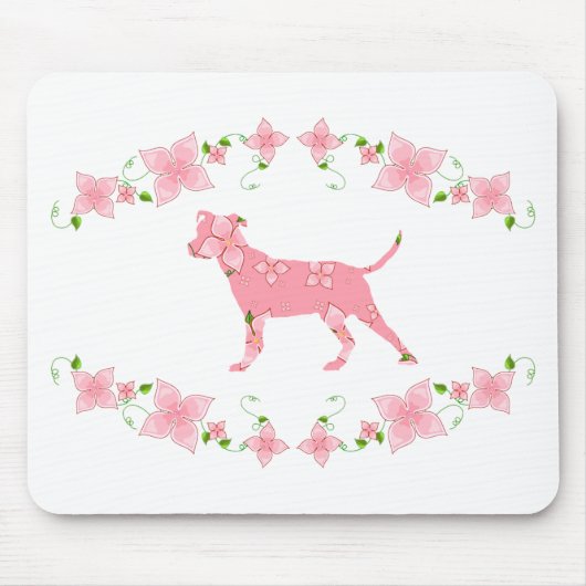 Tapis De Souris Pitbull Terrier américain (Devant)