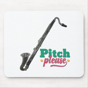 Tapis De Souris Pitch S'Il Vous Plaît : Bass Clarinet