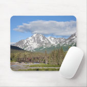 Tapis De Souris Pittoresque route des eaux usées Chugach Forêt nat (Avec souris)