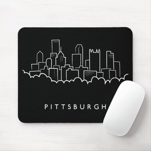 Tapis De Souris Pittsburgh Pennsylvanie (Avec souris)