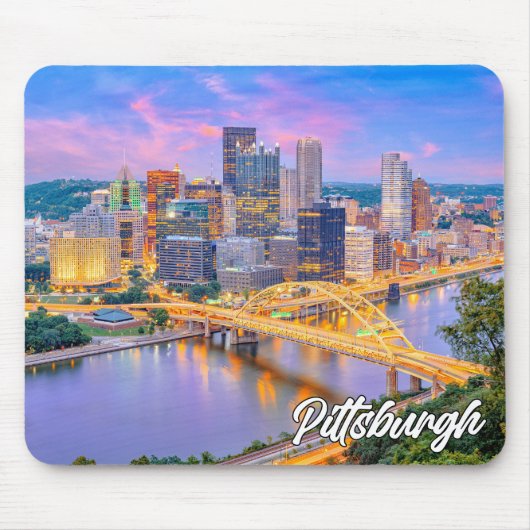 Tapis De Souris Pittsburgh, Pennsylvanie, États-Unis (Devant)