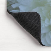 Tapis De Souris Pivoine blanche Mousepad (Coin)