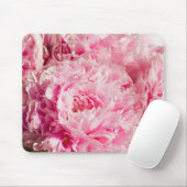 Tapis De Souris Pivoine rose Mousepad (Avec souris)