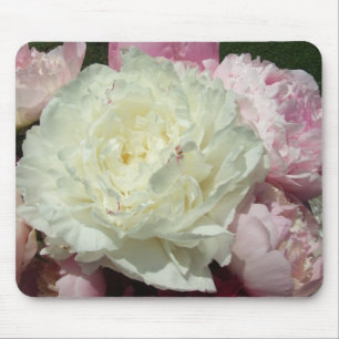 Tapis De Souris Pivoines roses/tapis rose de souris de pivoine