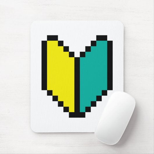 Tapis De Souris Pixel 8 bits Wakaba / Mark Shoshinsha (Avec souris)